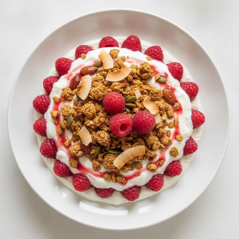 Creamy Greek Yogurt Parfait with Protein Granola