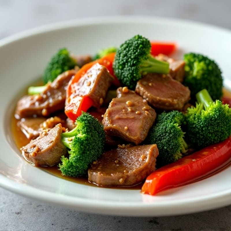 Garlic Ginger Beef and Broccoli Stir-Fry