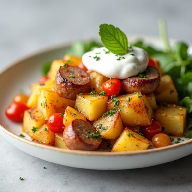 Herb-Roasted Sausage and Potato Casserole