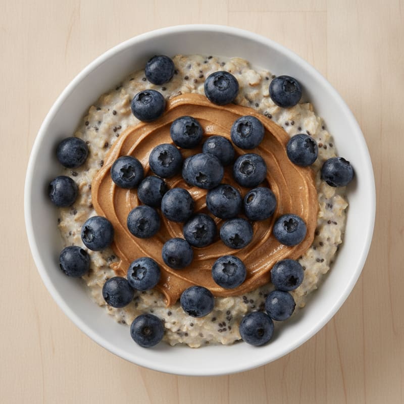 Blueberry Almond Overnight Oats