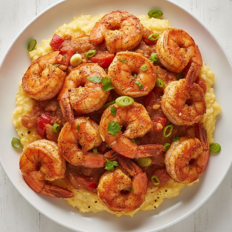 Cajun Shrimp and Grits