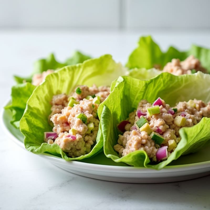 Tuna Salad Lettuce Wraps