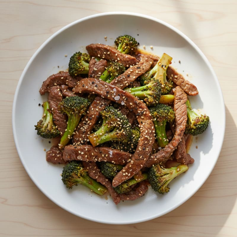 Sesame Beef and Broccoli Stir-Fry