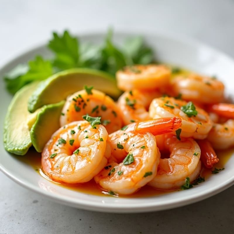 Fresh Citrus Marinated Shrimp with Chunky Avocado