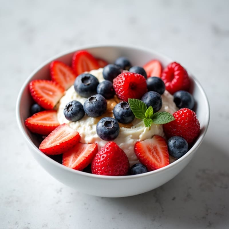 Protein-Packed Berry Cottage Cheese Bowl