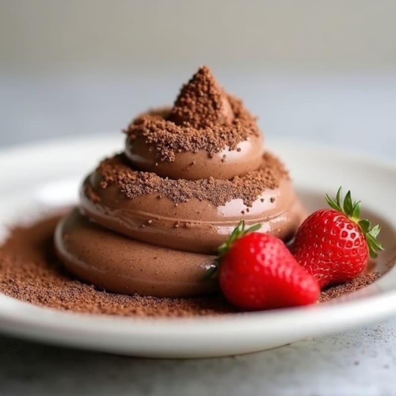 Chocolate Protein Mousse with Chia Seeds