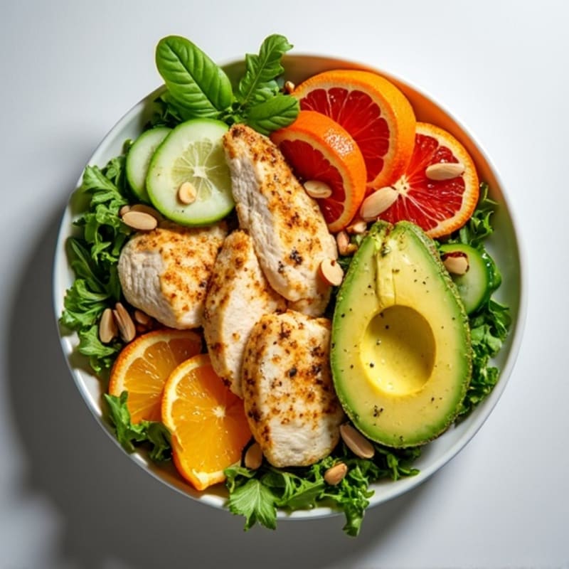 Fresh Citrus-Avocado Crunch Bowl