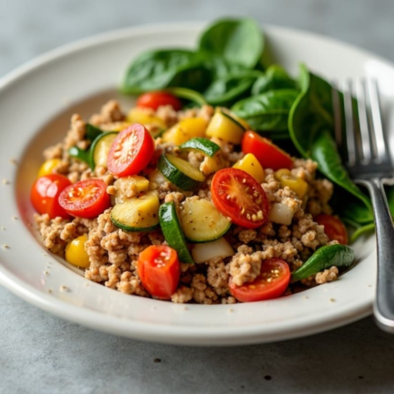 Hearty Ground Turkey and Vegetable Casserole