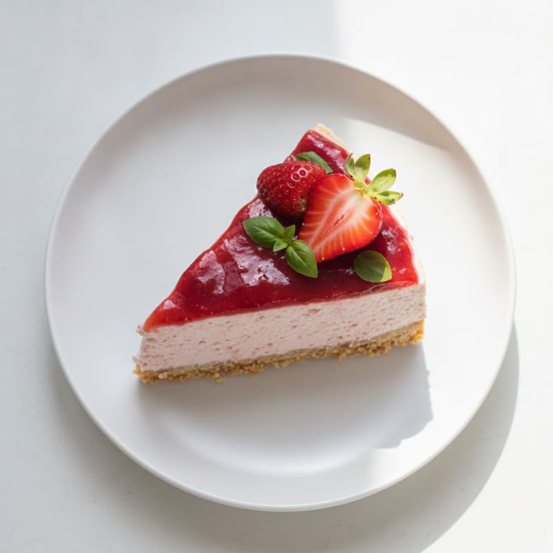 Strawberry Protein Cheesecake