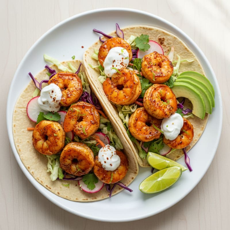 Smoky Chili-Lime Shrimp Tacos
