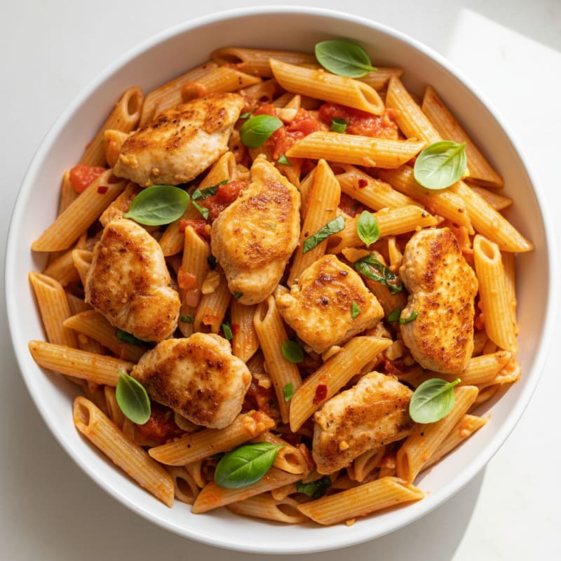 Creamy Tomato-Vodka Chicken Penne