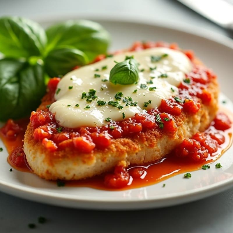 Crispy Baked Chicken Parmesan with Fresh Herbs