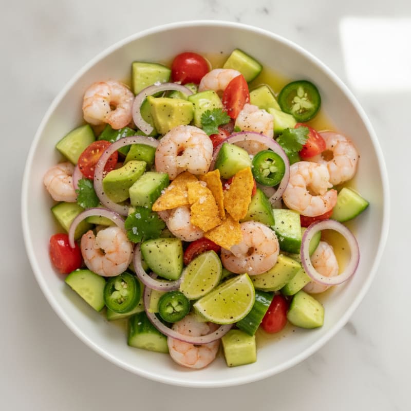 Zesty Shrimp Avocado Ceviche