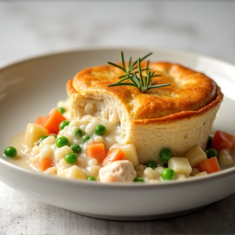 Creamy Chicken and Vegetable Pot Pie
