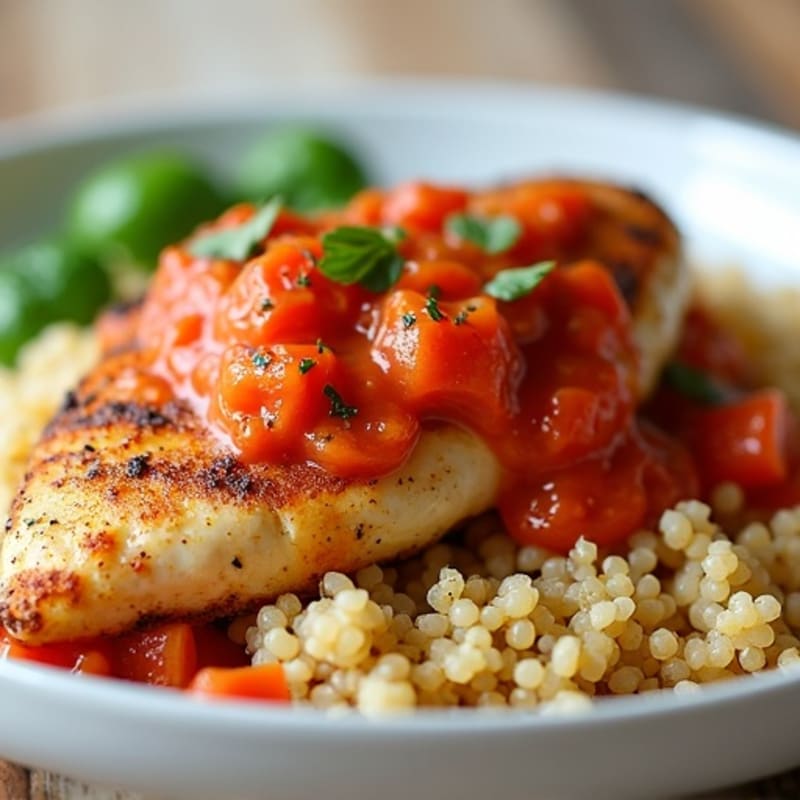 Pan-Seared Chicken with Creamy Spiced Tomato Sauce