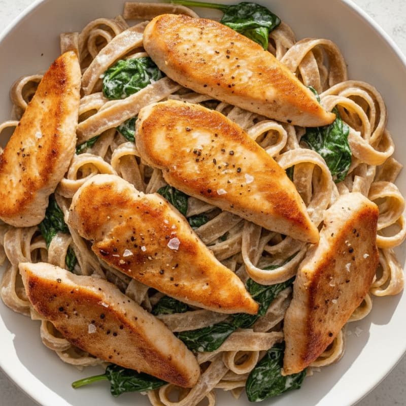 Chicken Alfredo Fettuccine