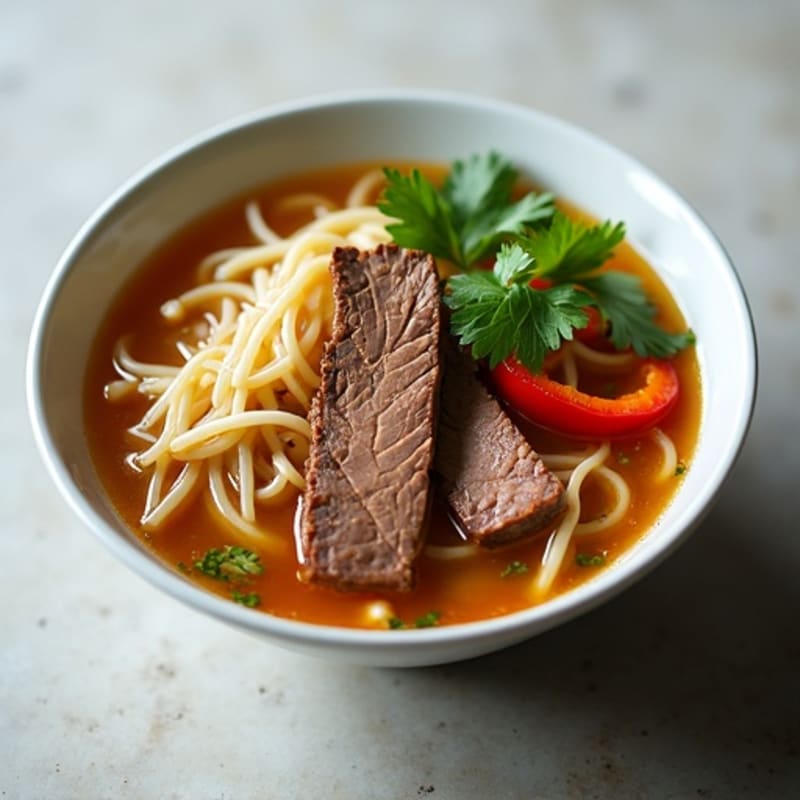 Ginger-Lemongrass Beef Noodle Soup
