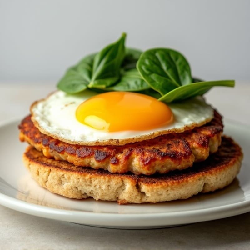 Savory Turkey Sausage and Egg English Muffin