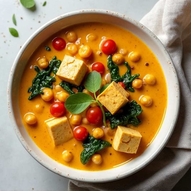Creamy Coconut Chickpea Curry Stew