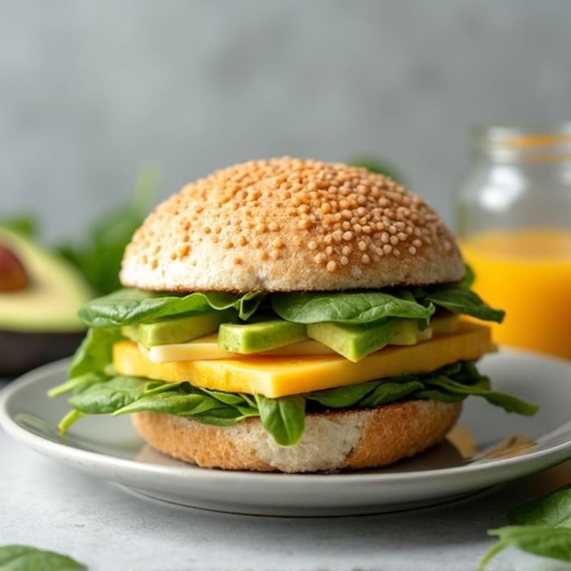 Whole Grain Egg White and Avocado Sandwich
