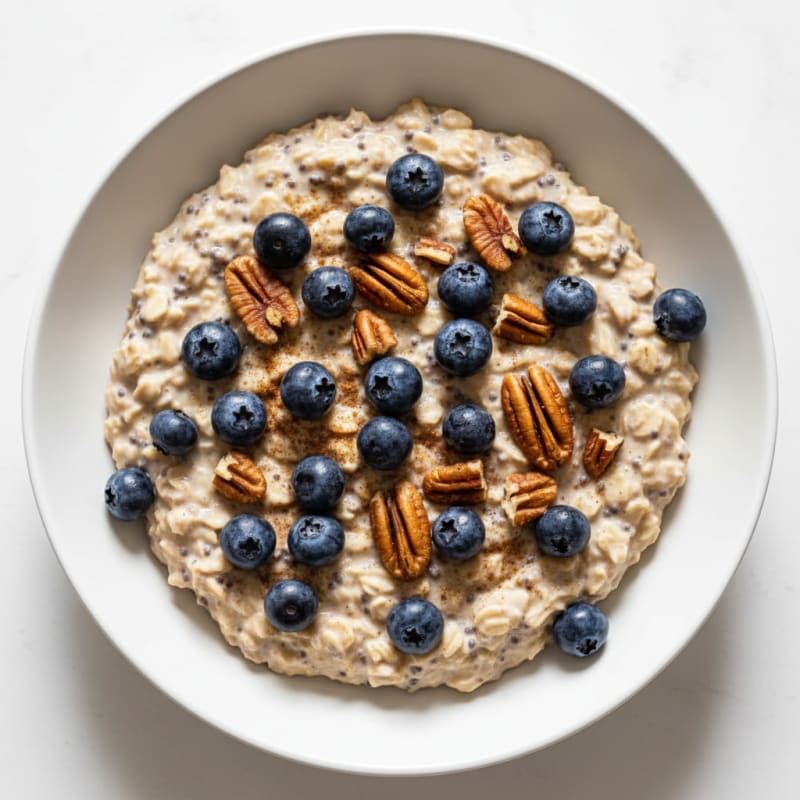 Blueberry Pecan Overnight Oats