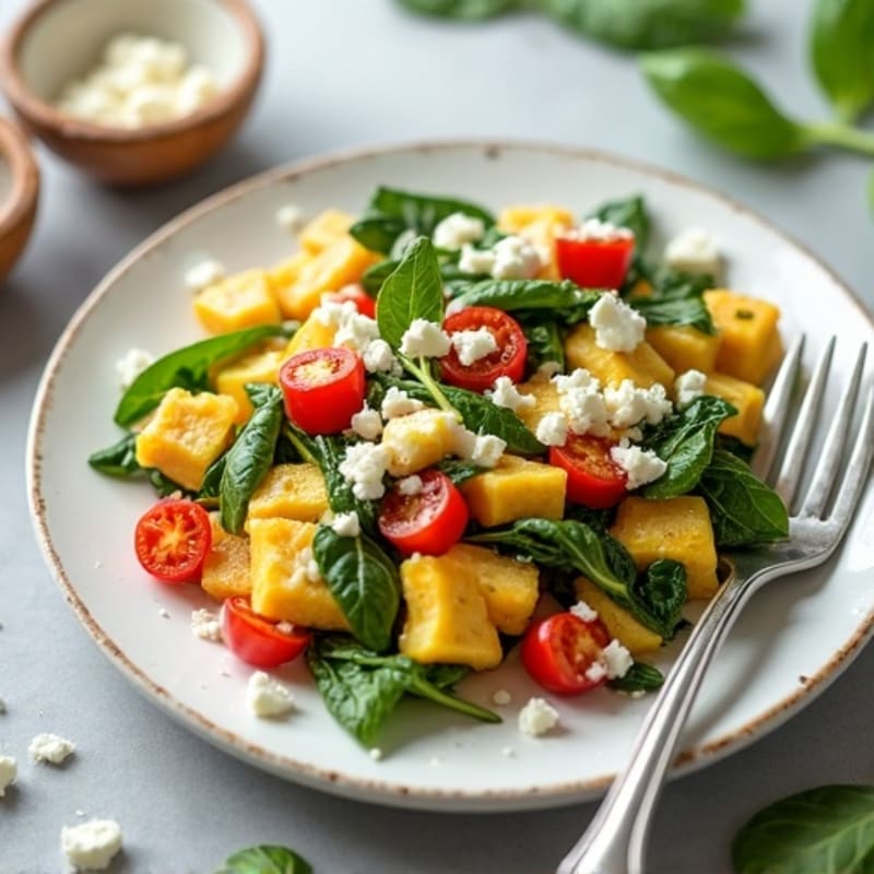 Protein-Packed Spinach and Egg White Scramble