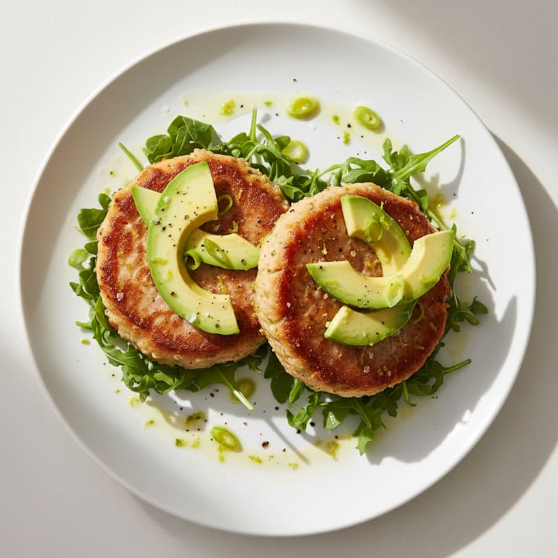 Zesty Seared Tuna Burgers