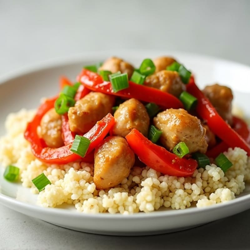 Cauliflower Rice Chicken Stir-Fry