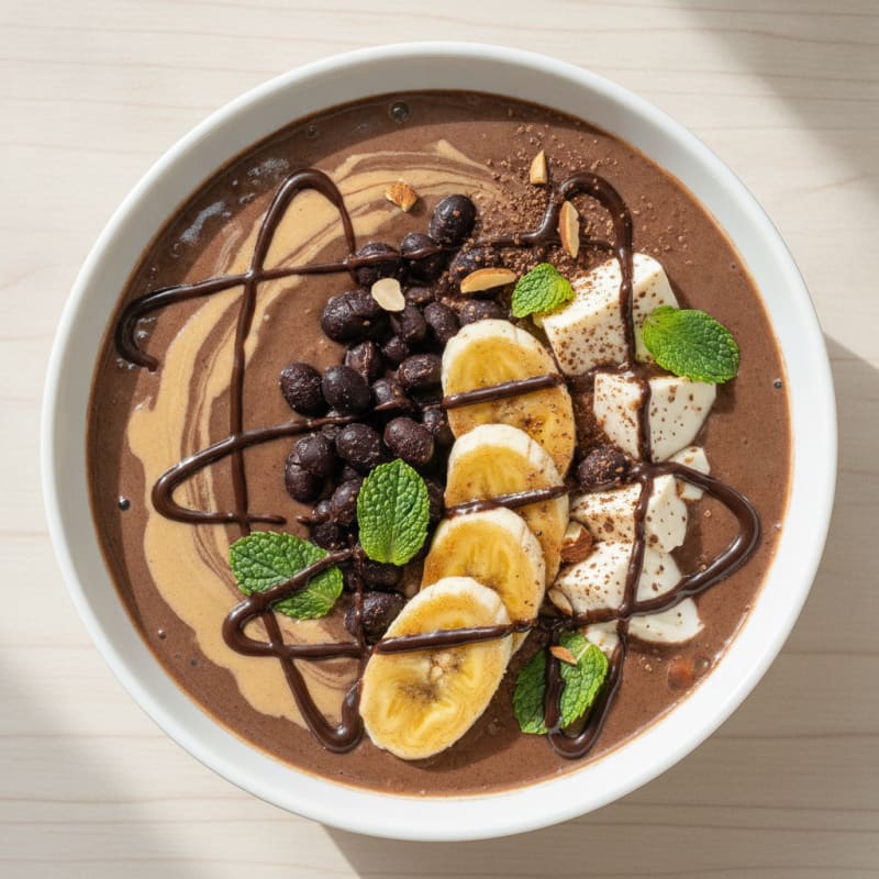 Silky Tofu and Black Bean Protein Smoothie