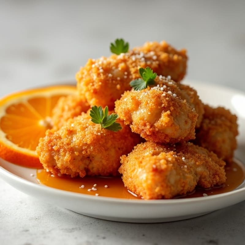 Crispy Air-Fried Orange Chicken