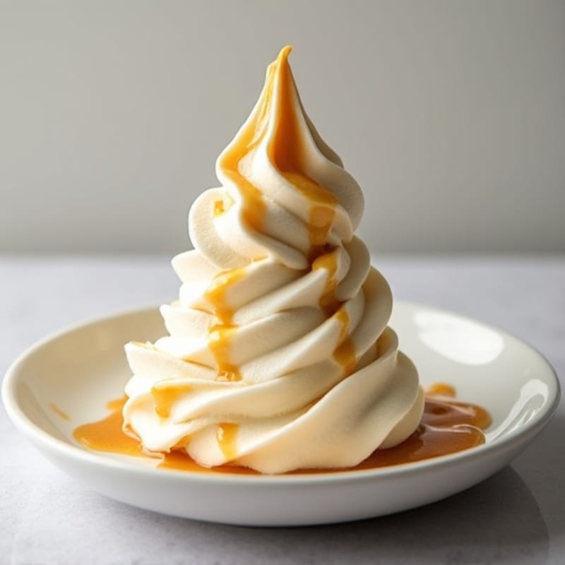 High-Protein Vanilla Ice Cream with Almond Butter Swirl