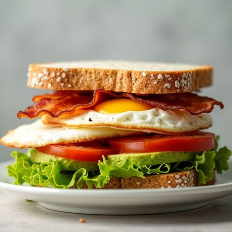 Healthy Avocado BLT Sandwich