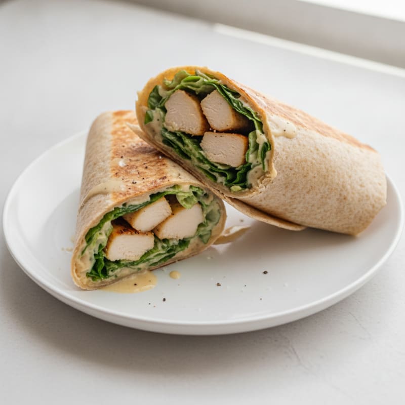 Chicken Caesar Parmesan Tortilla Wrap