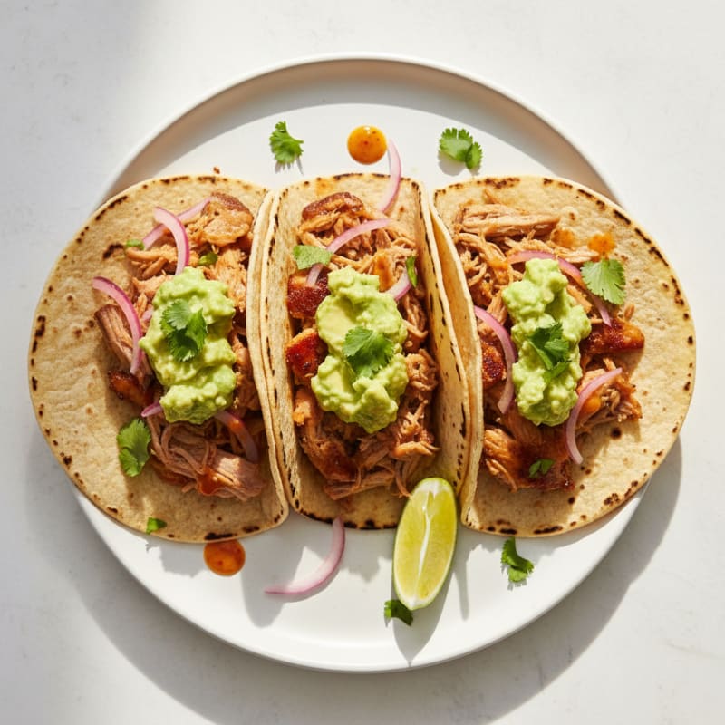 Slow-Cooked Pork Carnitas Tacos
