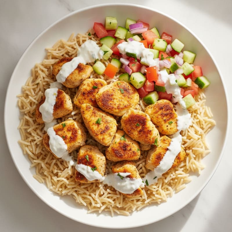 Chicken Shawarma Rice Bowl