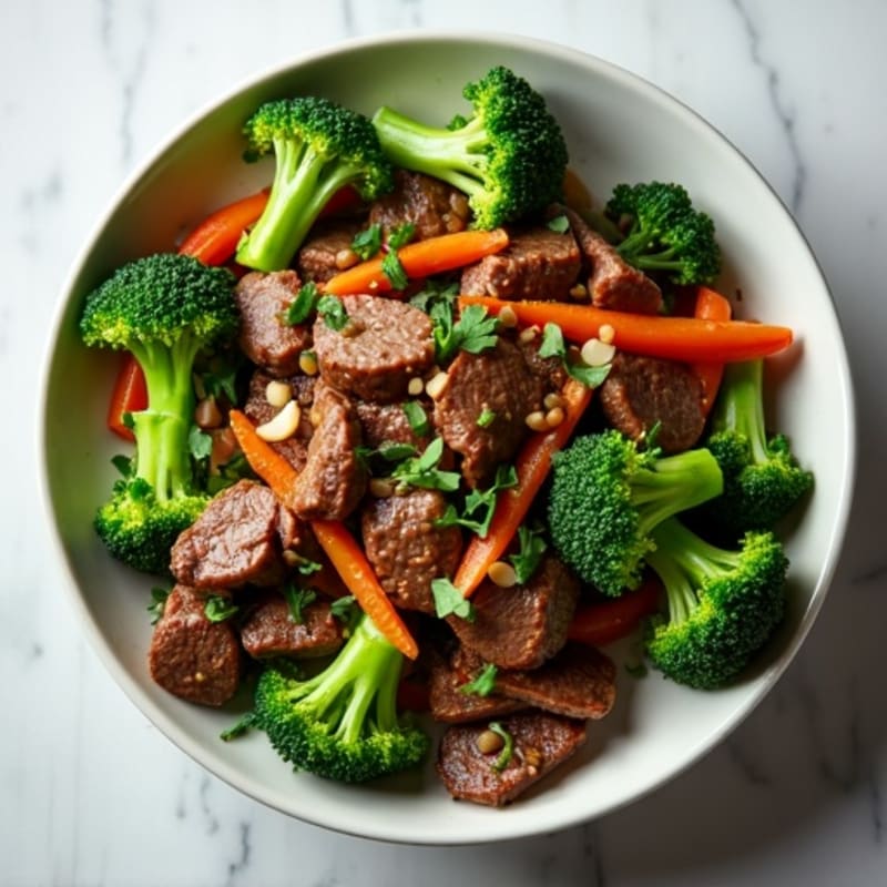 Lean Beef and Crispy Broccoli Stir-Fry