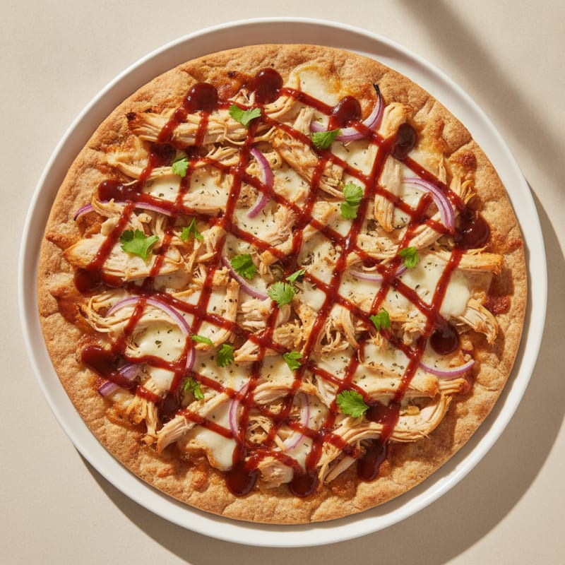 High-Protein BBQ Chicken Pizza