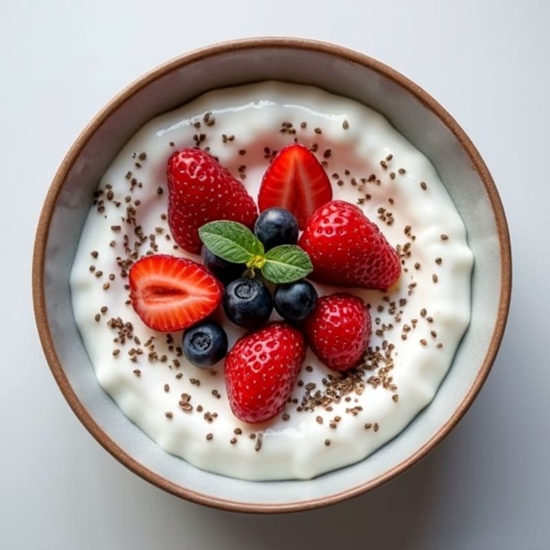Creamy Greek Yogurt Protein Bowl with Berries