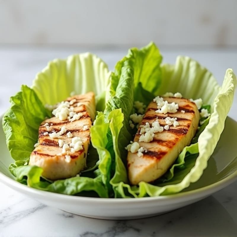 Grilled Chicken Caesar Lettuce Wrap