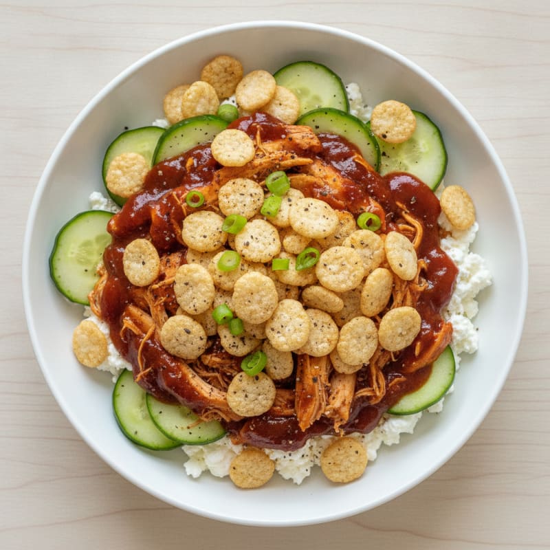 Cottage Cheese BBQ Crunch Bowl