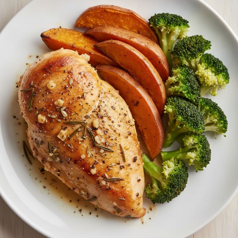 Garlic Herb Roasted Chicken Breast