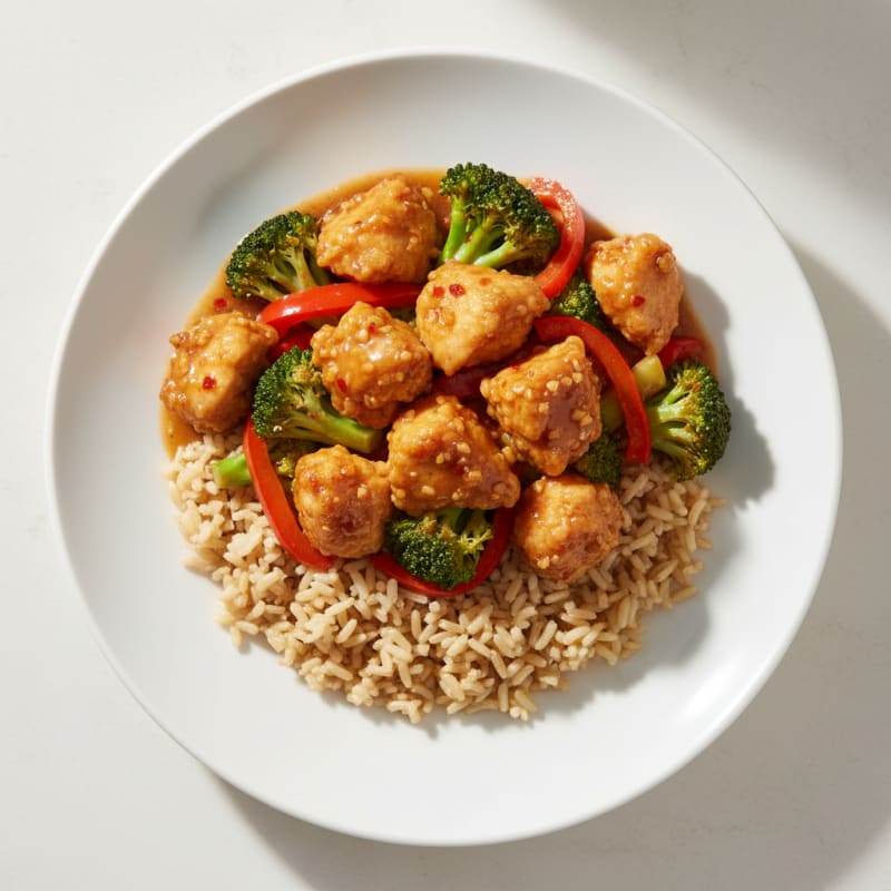 Clean General Tso's Chicken Stir-Fry