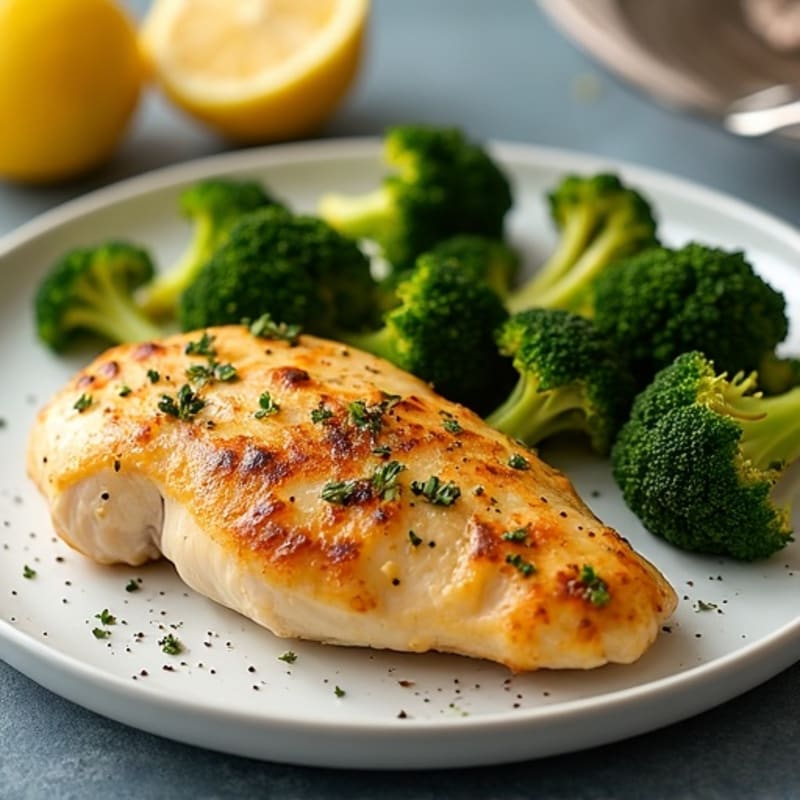 Sheet Pan Lemon Garlic Chicken and Crispy Roasted Broccoli