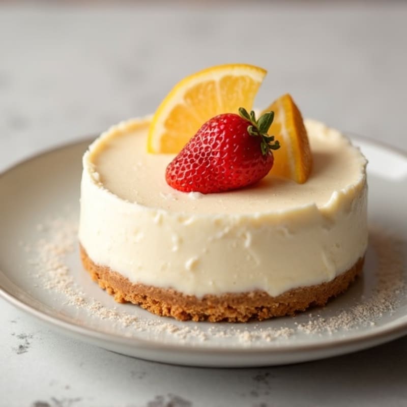 Silky Protein Cheesecake with Greek Yogurt