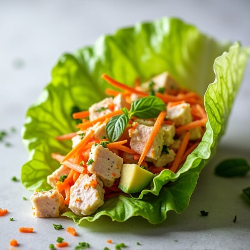 Spicy Sriracha Tuna Lettuce Wrap