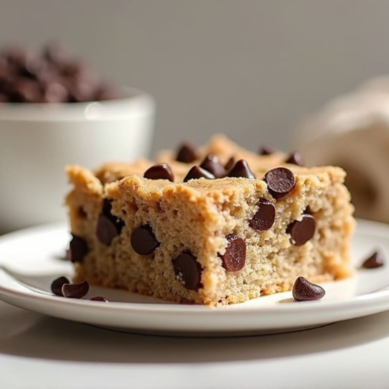 Healthy Chewy Chocolate Chip Cookie Cake