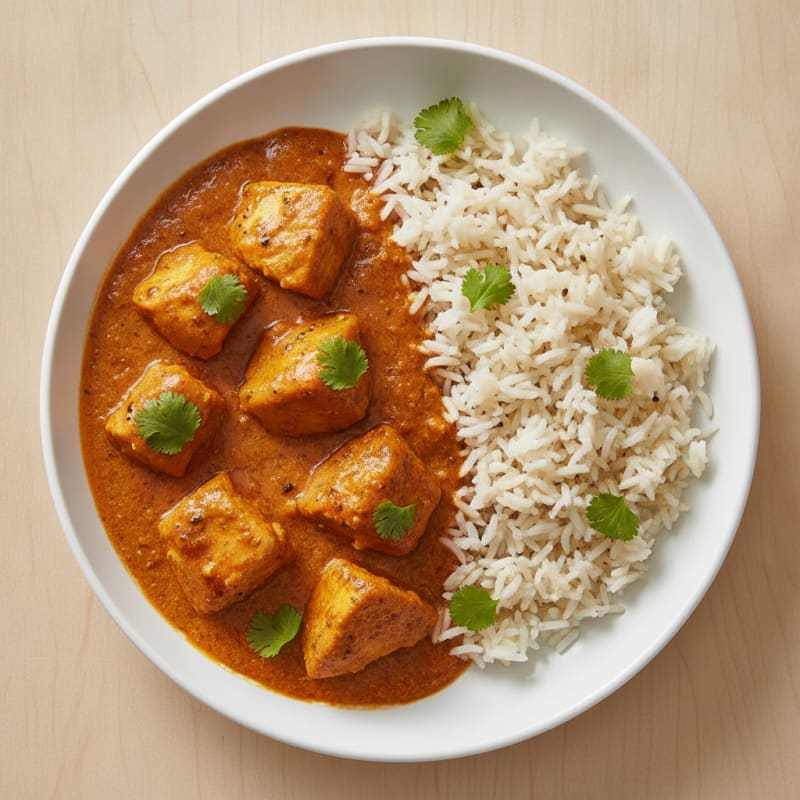 Spiced Butter Chicken with Basmati Rice