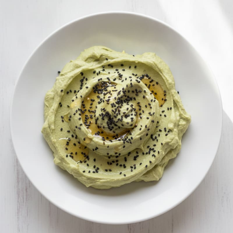Creamy Matcha Protein Yogurt with Chia Seeds