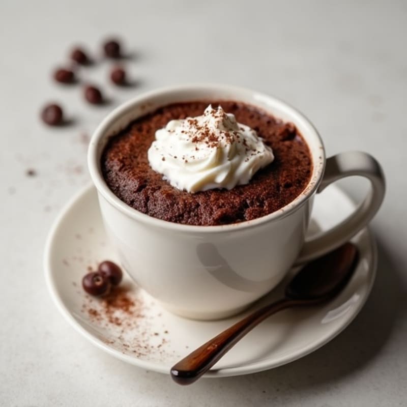 Healthy Chocolate Protein Mug Cake