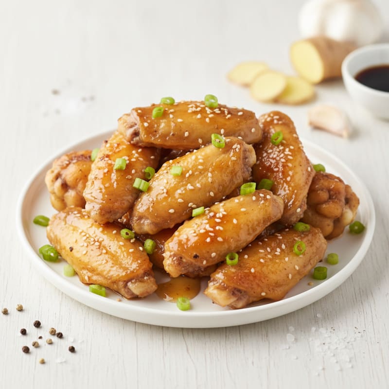 Honey Garlic Baked Chicken Wings